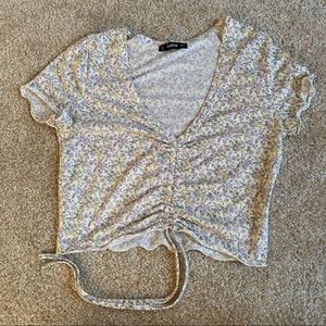 Floral crop top